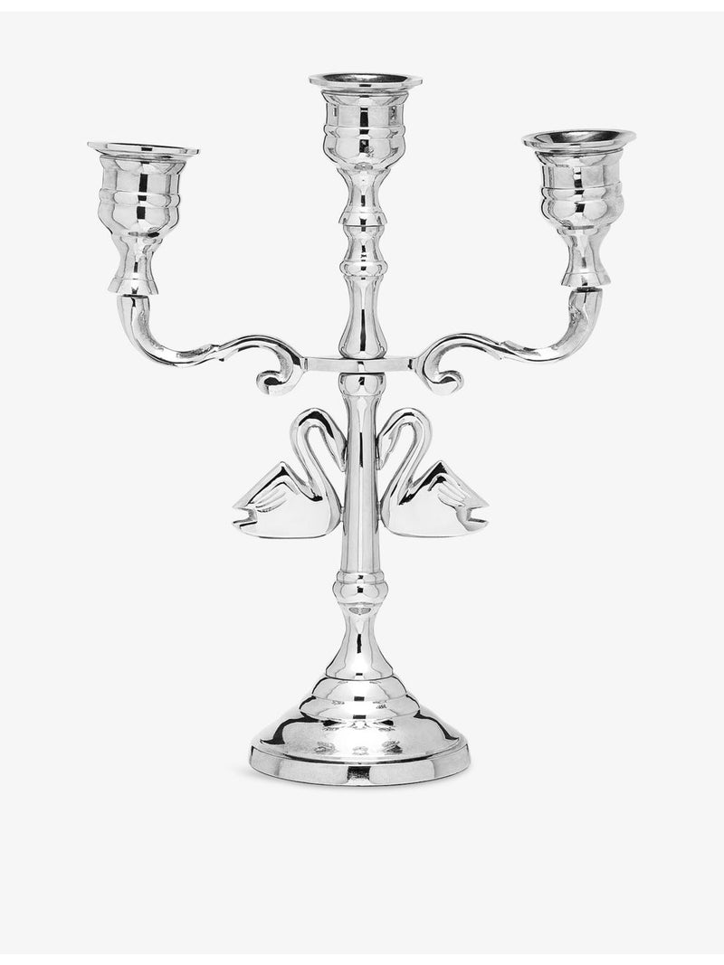 anna+nina Argent Swans dove candle holder, imported from the UK