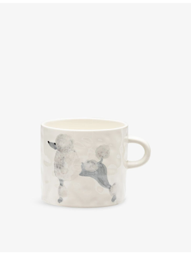 anna + nina poodle ceramic mug 13.5cm (British brand)