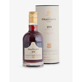 Graham's 20-year-old tawny port 375ml bottle (British brand)