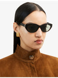 Saint Laurent cat eye acetate sunglasses SLM148, imported from the UK