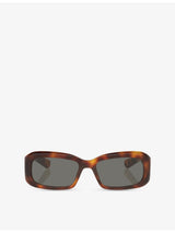 selfridges Saint Laurent SL 809 Rectangle-Frame Acetate Sunglasses- Buy online at McGrocer