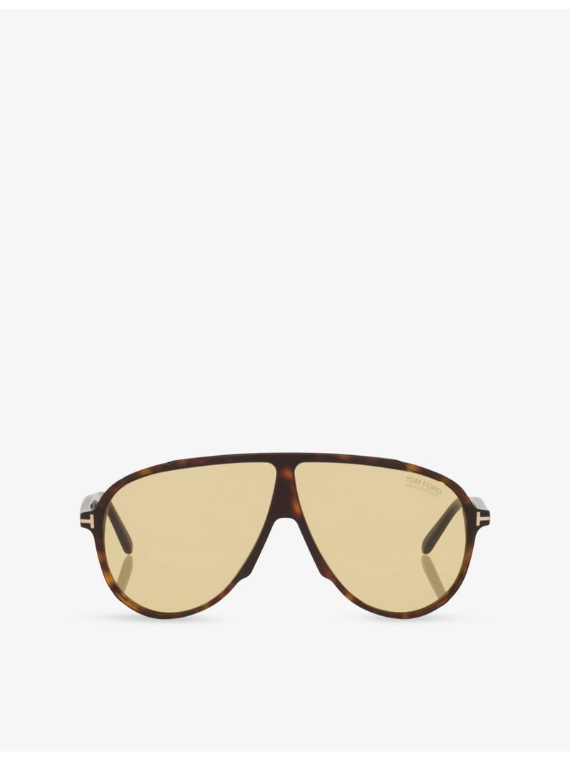 Tom Ford Vladimir pilot-frame acetate sunglasses, imported from the UK