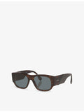 Fendi rectangular acetate sunglasses tortoiseshell tinted lenses, UK version