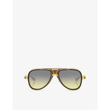 selfridges DITA Grand Decade Aviator Metal Sunglasses- Buy online at McGrocer