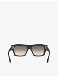 DITA Grandmaster-Eight rectangular acetate sunglasses, imported from the UK