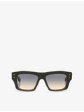 DITA Grandmaster-Eight rectangular acetate sunglasses, imported from the UK