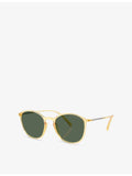 Giorgio Armani AR8233U round-frame acetate sunglasses, imported from the UK
