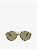 Giorgio Armani AR8236U round-frame acetate sunglasses - British product