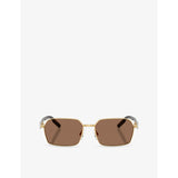 selfridges Dolce & Gabbana DG2316 Irregular-Frame Metal Sunglasses- Buy online at McGrocer