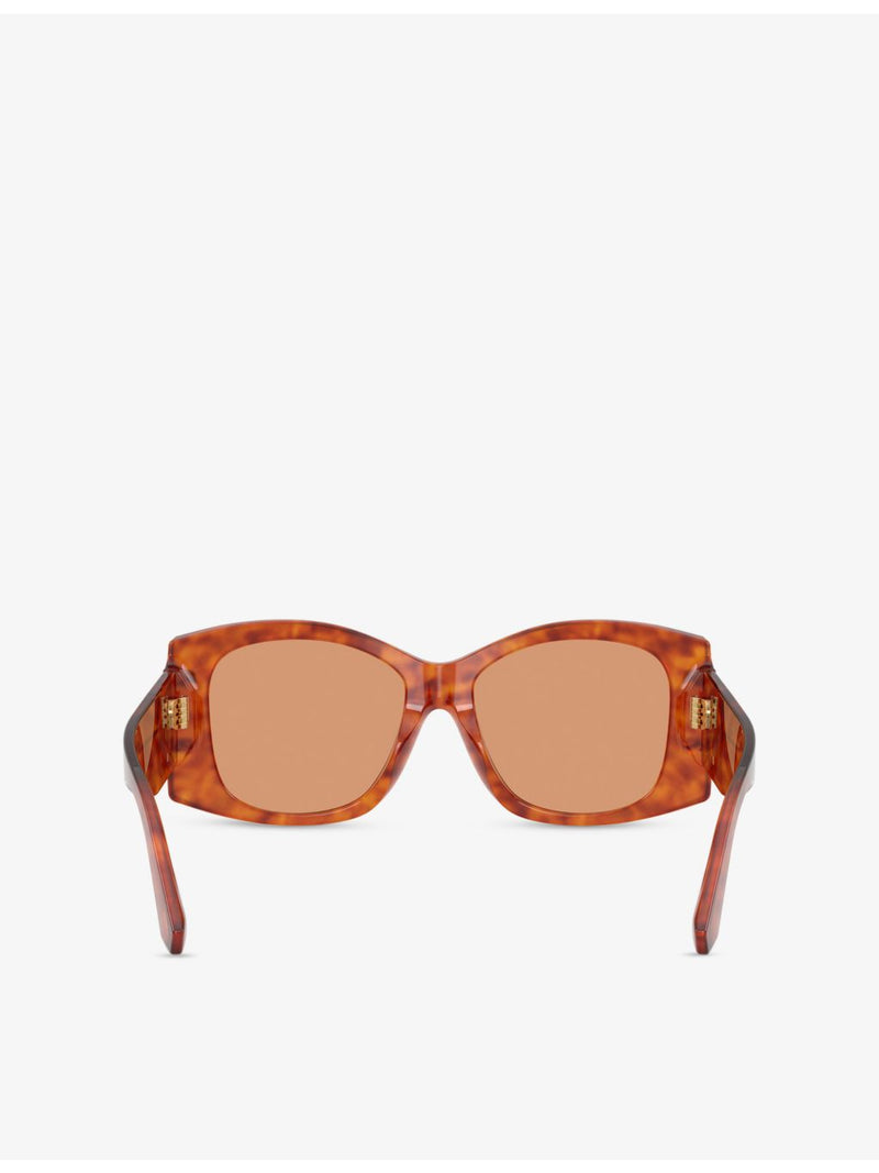 Dolce & Gabbana butterfly-frame acetate sunglasses, tortoiseshell - British product