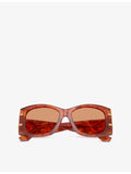 Dolce & Gabbana butterfly-frame acetate sunglasses, tortoiseshell - British product