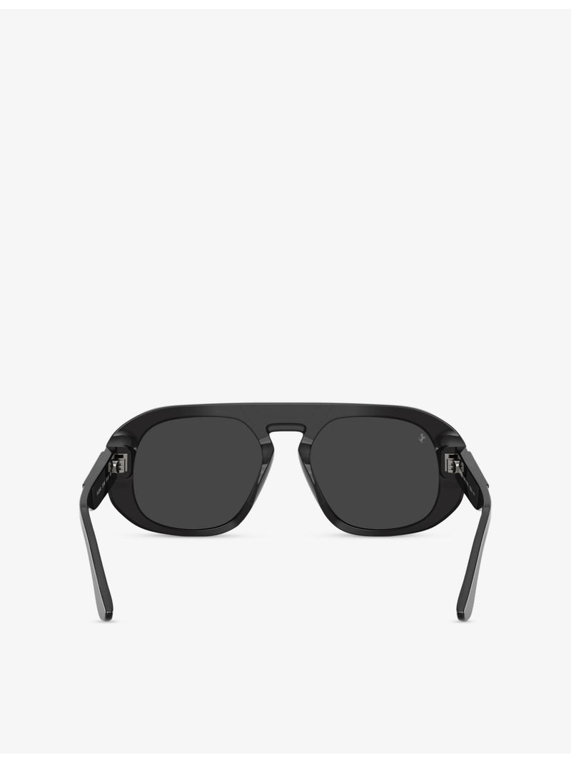 Ferrari FH2014U pillow-frame acetate sunglasses, UK version