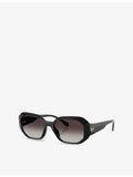 Michael Kors Siesta Key irregular frame acetate sunglasses - British product