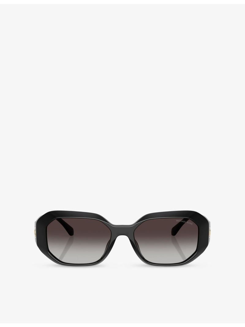 Michael Kors Siesta Key irregular frame acetate sunglasses - British product