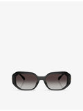Michael Kors Siesta Key irregular frame acetate sunglasses - British product