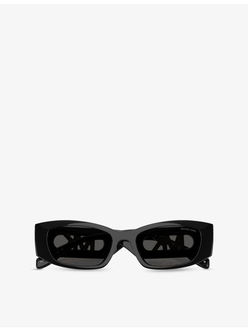 Michael Kors Rhodes rectangular acetate sunglasses - British product