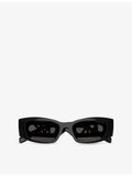 Michael Kors Rhodes rectangular acetate sunglasses - British product