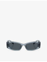 selfridges Michael Kors Rhodes Rectangular-Frame Acetate Sunglasses- Buy online at McGrocer