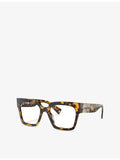 Miu Miu square-frame acetate optical glasses MU 04UV, imported from the UK