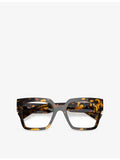 Miu Miu square-frame acetate optical glasses MU 04UV, imported from the UK