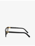 Miu Miu rectangle-frame acetate glasses MU 07XV, UK version