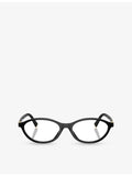 Miu Miu MU 09XV acetate glasses with oval frame - British product