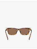 Miu Miu square-frame acetate sunglasses tortoiseshell finish (British brand)