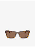 Miu Miu square-frame acetate sunglasses tortoiseshell finish (British brand)