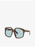 Miu Miu MU A07S irregular-frame acetate sunglasses (British brand)