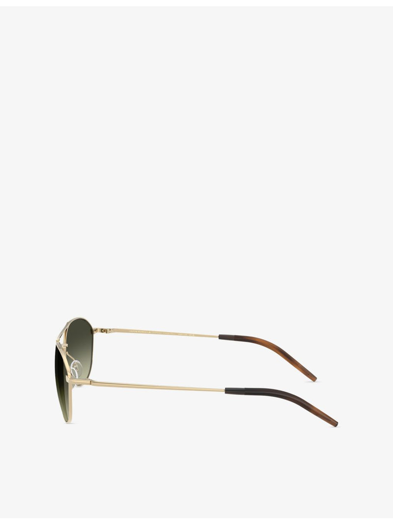 Oliver Peoples Aero II pilot steel sunglasses (British brand)