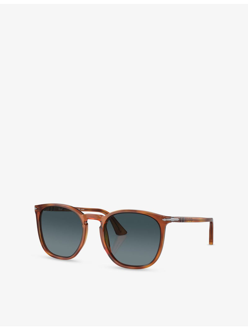 Persol rectangle-frame acetate sunglasses UV protection, imported from the UK