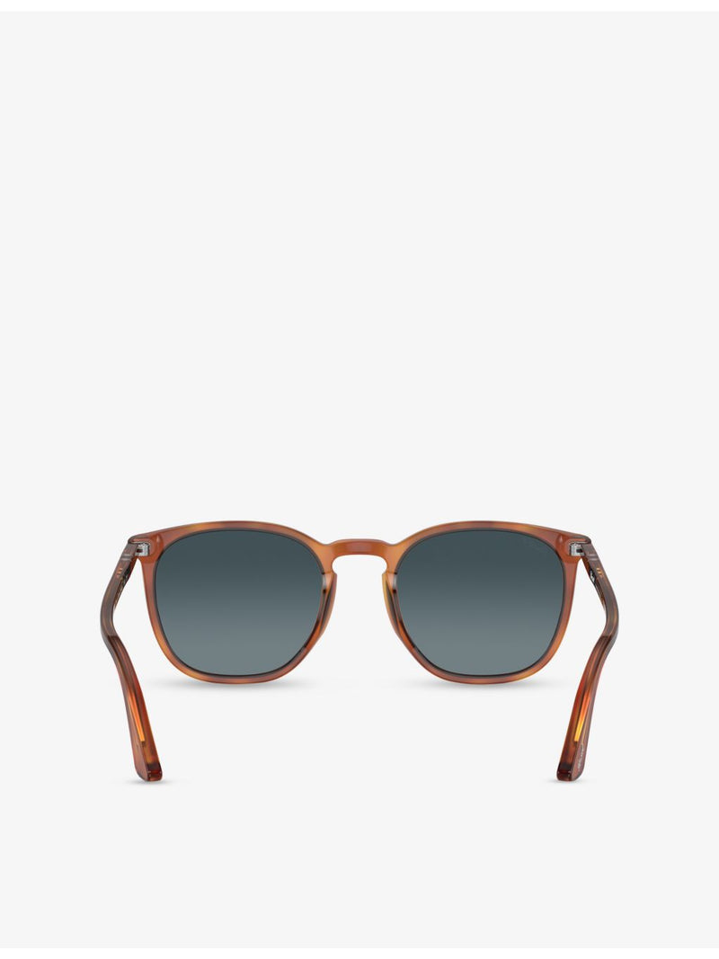 Persol rectangle-frame acetate sunglasses UV protection, imported from the UK