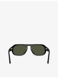 Persol PO3369S pilot-frame acetate sunglasses - British product