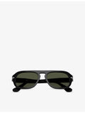 Persol PO3369S pilot-frame acetate sunglasses - British product