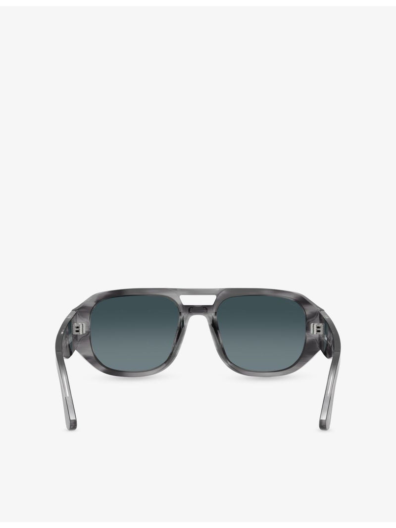 Persol PO3373S pilot-frame acetate sunglasses, imported from the UK
