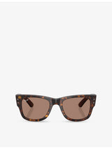 selfridges Ray-Ban Mega Wayfarer Square-Frame Propionate Sunglasses- Buy online at McGrocer