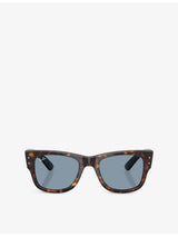 selfridges Ray-Ban RB0840S Mega Wayfarer Square-Frame Propionate Sunglasses- Buy online at McGrocer