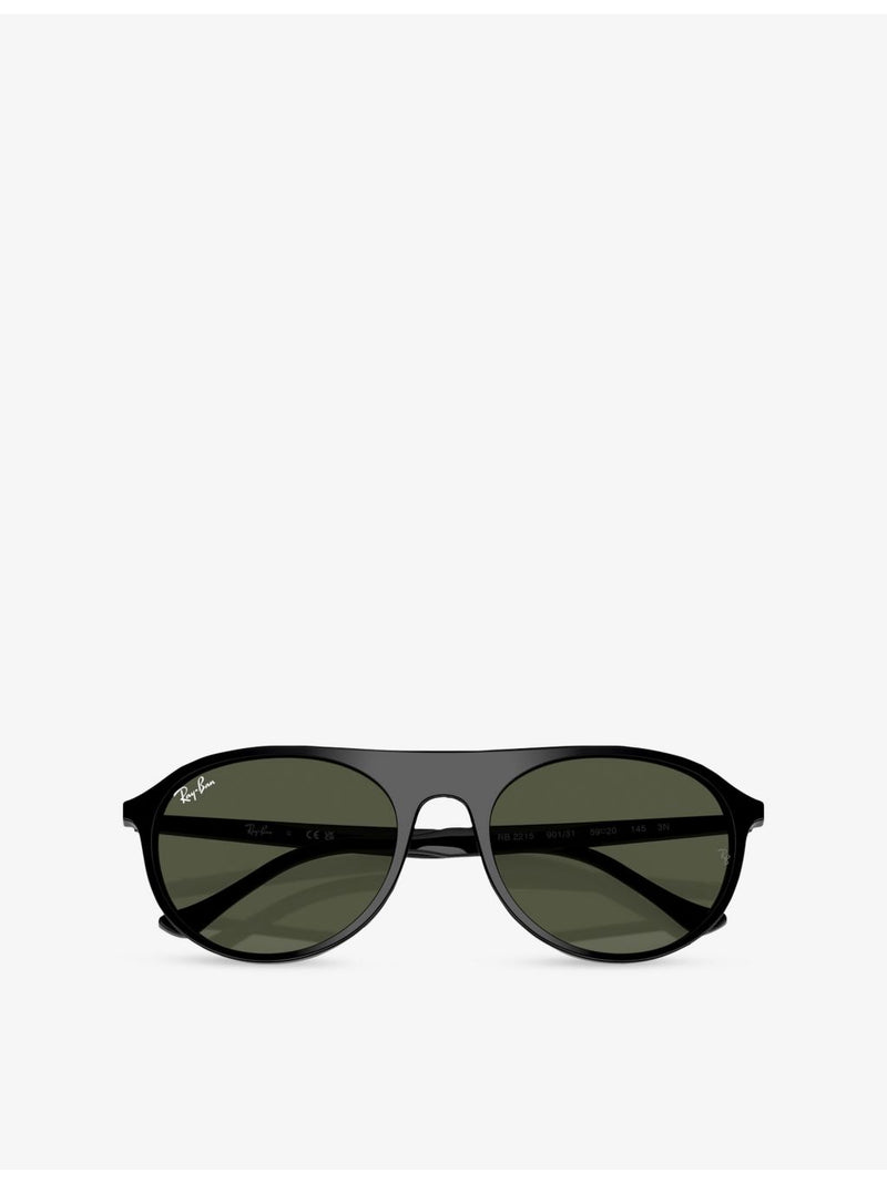 Ray-Ban RB2215 square-frame acetate sunglasses, UK version