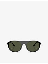 selfridges Ray-Ban RB2215 Square-Frame Acetate Sunglasses- Buy online at McGrocer