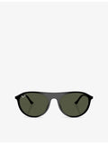 Ray-Ban RB2215 square-frame acetate sunglasses, UK version