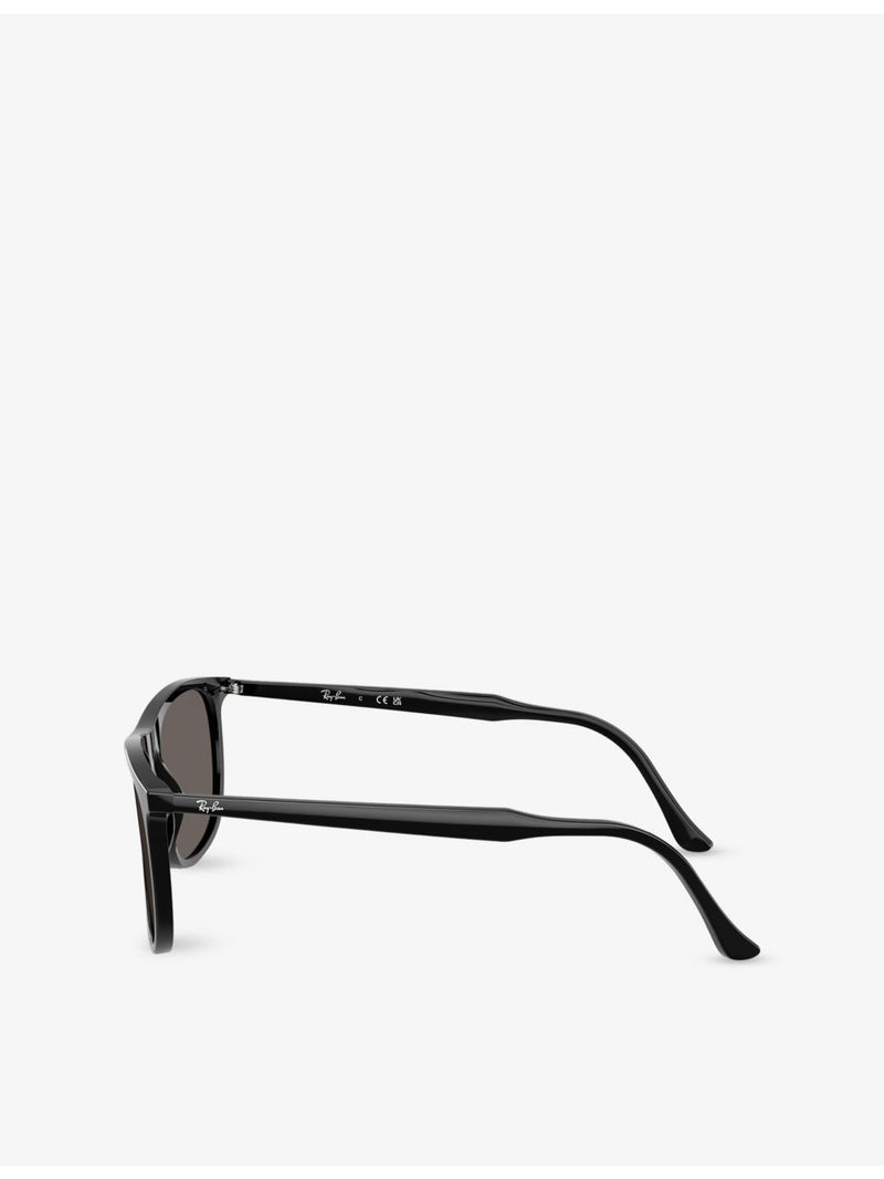 Ray-Ban RB2216 rectangle-frame acetate sunglasses (British brand)