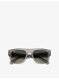 Ray-Ban RB2217M Scuderia Ferrari Collection square-frame acetate sunglasses, imported from the UK