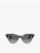 selfridges Ray-Ban Clubmaster Way Square-Frame Propionate Sunglasses- Buy online at McGrocer
