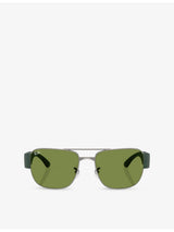 selfridges Ray-Ban RB3756 Square-Frame Metal Sunglasses- Buy online at McGrocer
