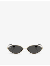 selfridges Ray-Ban RB3757 Kai Oval-Frame Metal Sunglasses- Buy online at McGrocer
