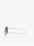 Ray-Ban RB3758 square-frame sunglasses 5.4cm lens width, imported from the UK