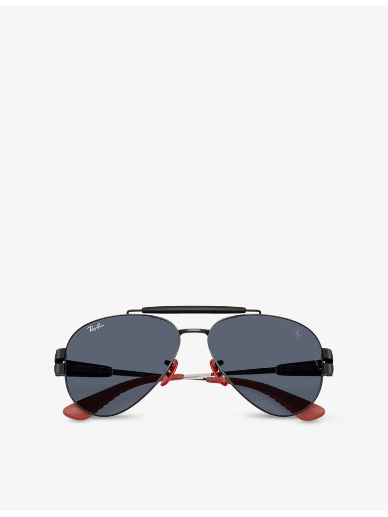 Ray-Ban RB3762M Scuderia Ferrari aviator sunglasses, UK version