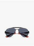 Ray-Ban RB3762M Scuderia Ferrari aviator sunglasses, UK version