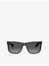selfridges Ray-Ban RB4165 Justin Square-Frame Nylon Sunglasses- Buy online at McGrocer