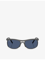 selfridges Ray-Ban RB4452 Liteforce Square-Frame Peek Sunglasses- Buy online at McGrocer